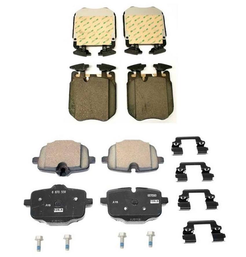 BMW Disc Brakes Kit - Pads Front and Rear